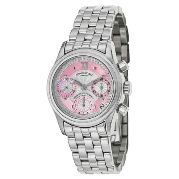 Brand new w box & papers Armand Nicolet Chronograph 9428A-AN-M9420 Stainless - Picture 11 of 11